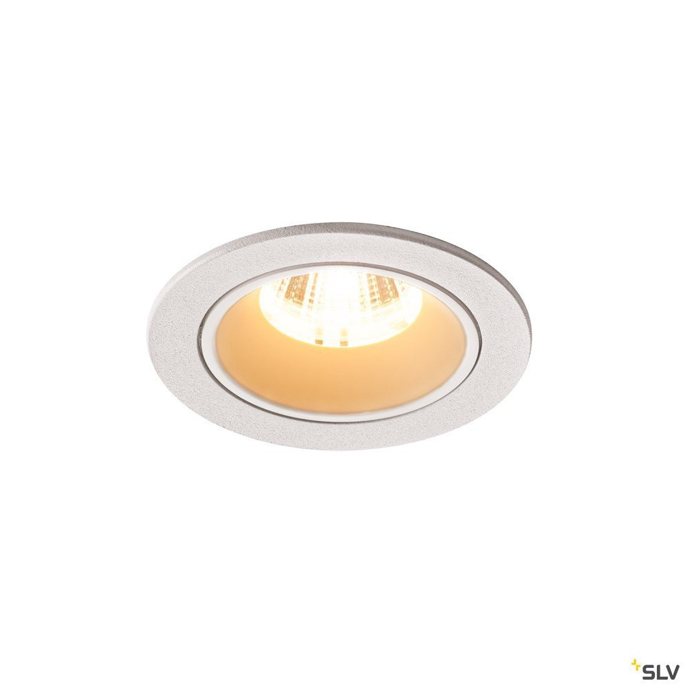 SLV NUMINOS Numinos® DL S, indoor led plafondinbouwlamp wit/wit 3000 K 20°