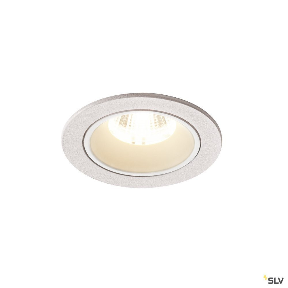 SLV NUMINOS Numinos® DL S, indoor led plafondinbouwlamp wit/wit 4000 K 20°