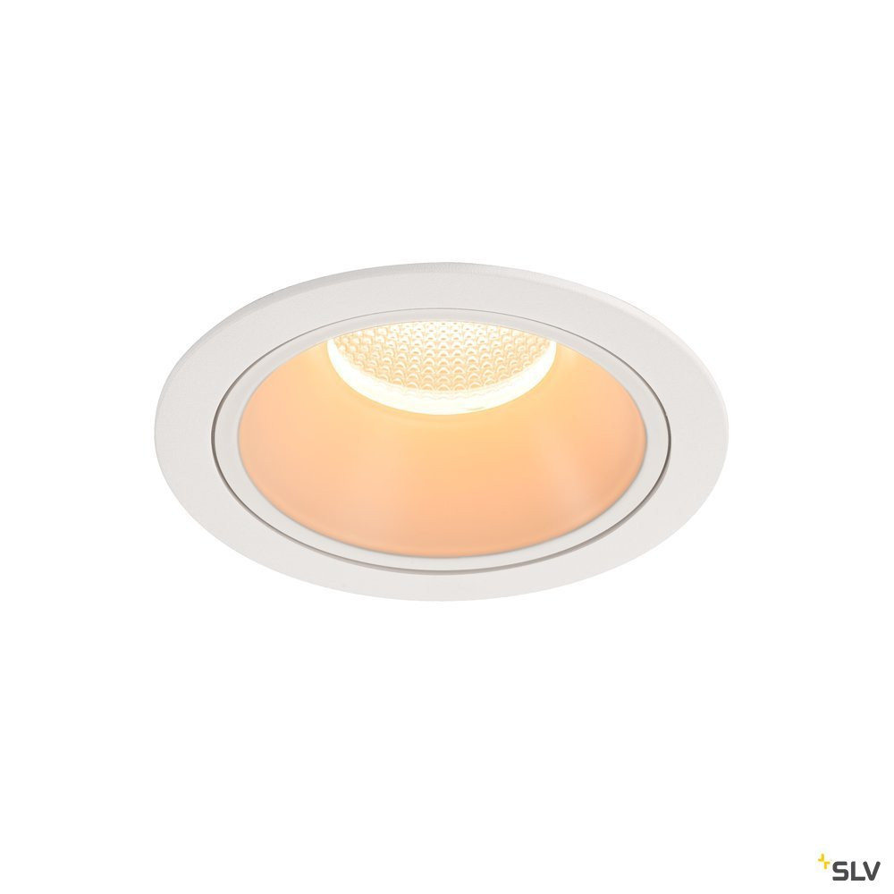 SLV NUMINOS Numinos® DL XL, indoor led plafondinbouwlamp wit/wit 2700 K 20°