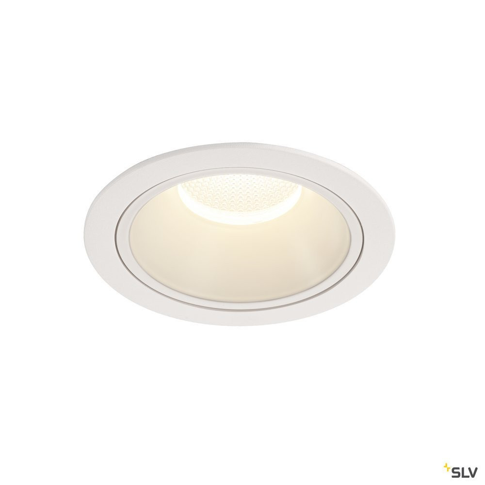 SLV NUMINOS Numinos® DL XL, indoor led plafondinbouwlamp wit/wit 4000 K 20°