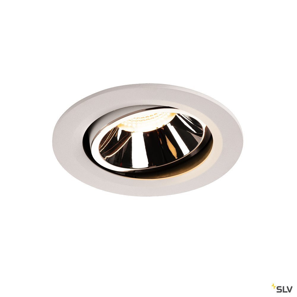 SLV NUMINOS Numinos® Move DL L, indoor led plafondinbouwlamp wit/chroom 3000 K 20°