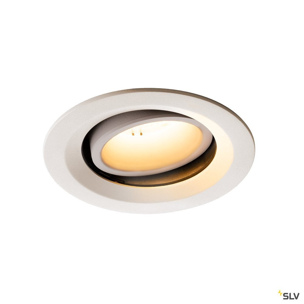 SLV NUMINOS Numinos® Move DL M, indoor led plafondinbouwlamp wit/wit 2700 K 55° DR