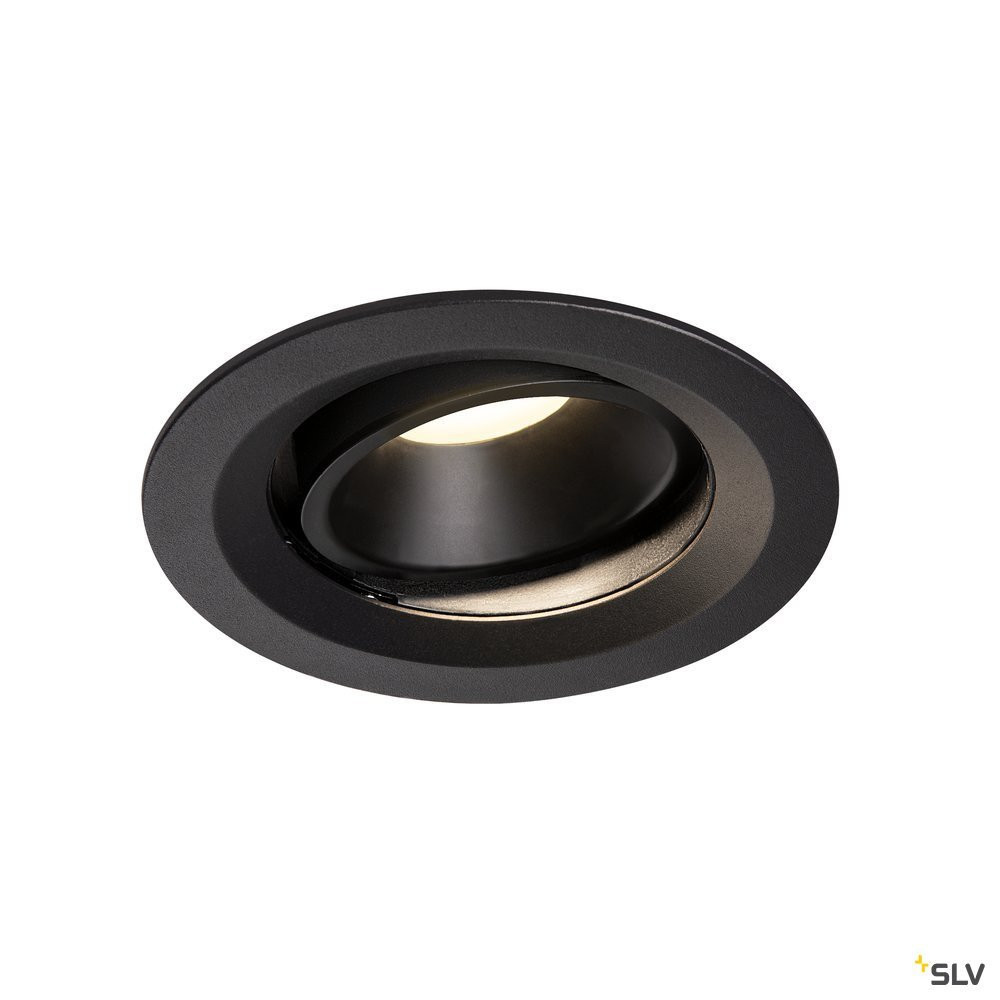 SLV NUMINOS Numinos® Move DL M, indoor led plafondinbouwlamp zwart/zwart 4000 K 20