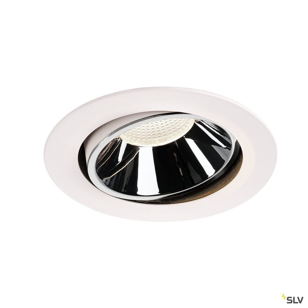 SLV NUMINOS Numinos® Move DL XL, indoor led plafondinbouwlamp wit/chroom 4000 K 40