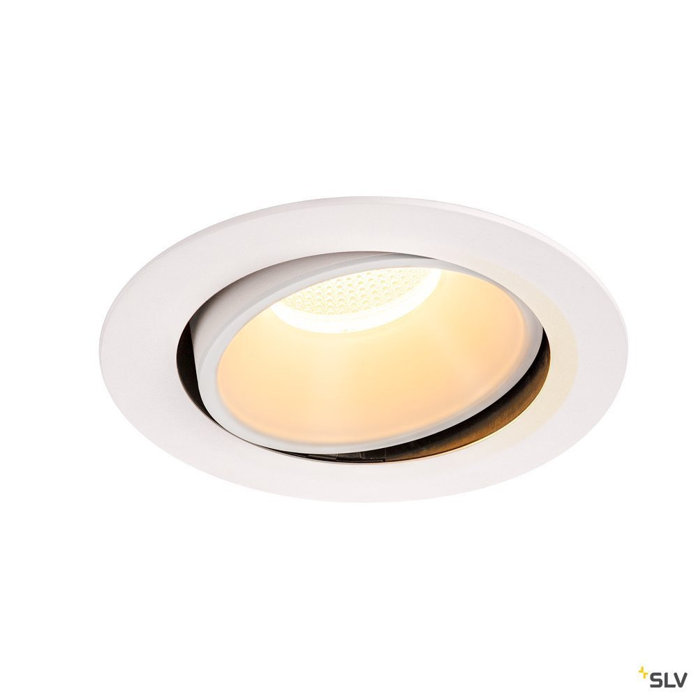 SLV NUMINOS Numinos® Move DL XL, indoor led plafondinbouwlamp wit/wit 3000 K 40° D