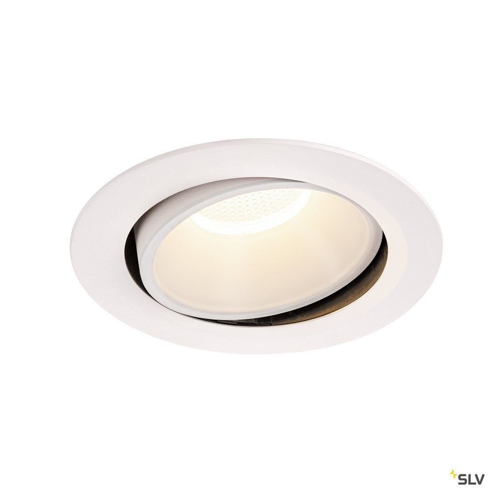 SLV NUMINOS Numinos® Move DL XL, indoor led plafondinbouwlamp wit/wit 4000 K 40° D
