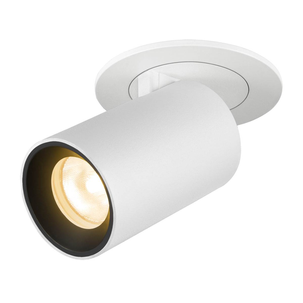 SLV NUMINOS Numinos Projector S, plafondinbouwarmatuur, 3000K 20°, cilindrisch, wi