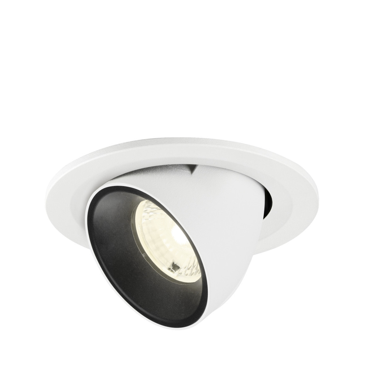 SLV NUMINOS Numinos® Gimble S, white/black recessed ceiling light 4000 K 40°