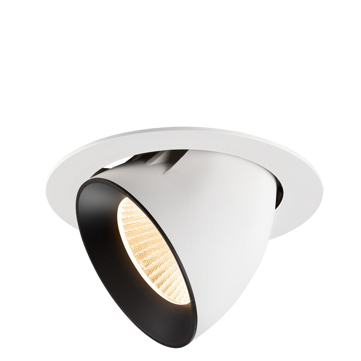 SLV NUMINOS Numinos® Gimble XL, white/black recessed ceiling light 2700 K 40°
