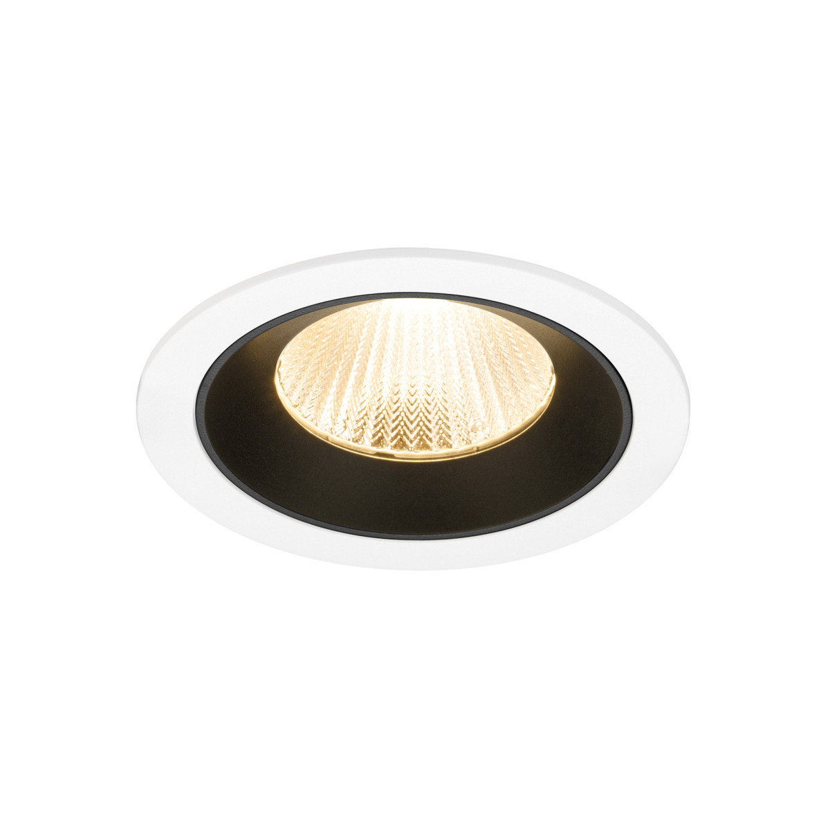 SLV NUMINOS Numinos® L, white/black recessed ceiling light 2700 K 40°
