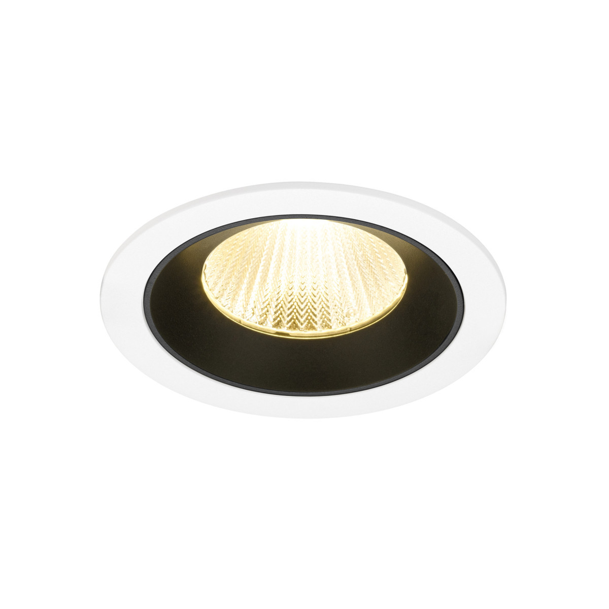 SLV NUMINOS Numinos® L, white/black recessed ceiling light 3000 K 40°