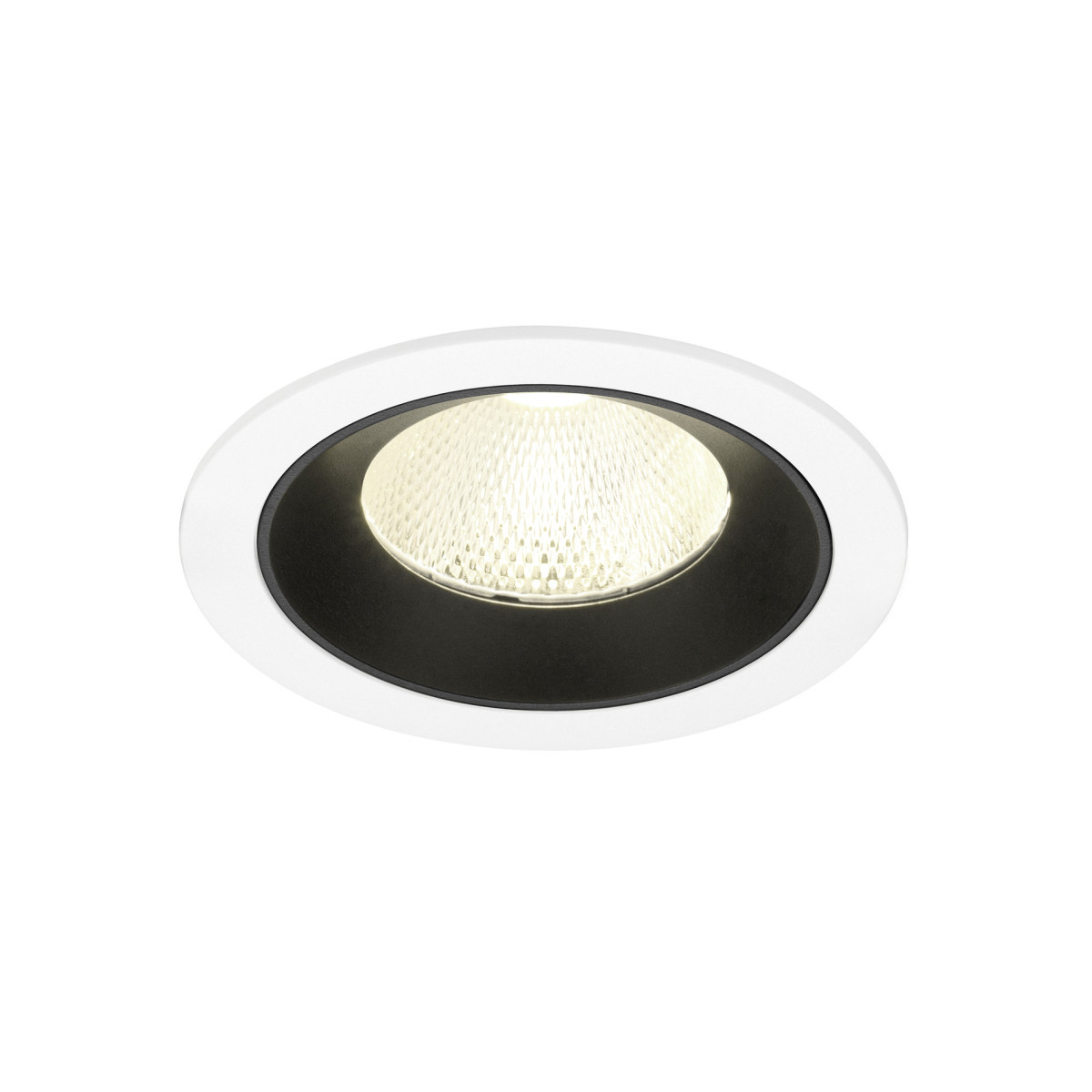SLV NUMINOS Numinos® L, white/black recessed ceiling light 4000 K 20°