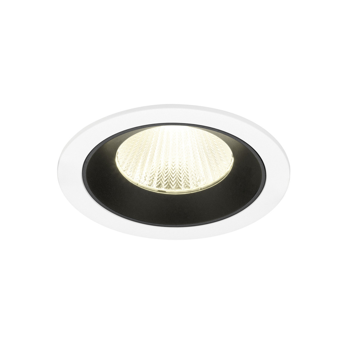 SLV NUMINOS Numinos® L, white/black recessed ceiling light 4000 K 40°