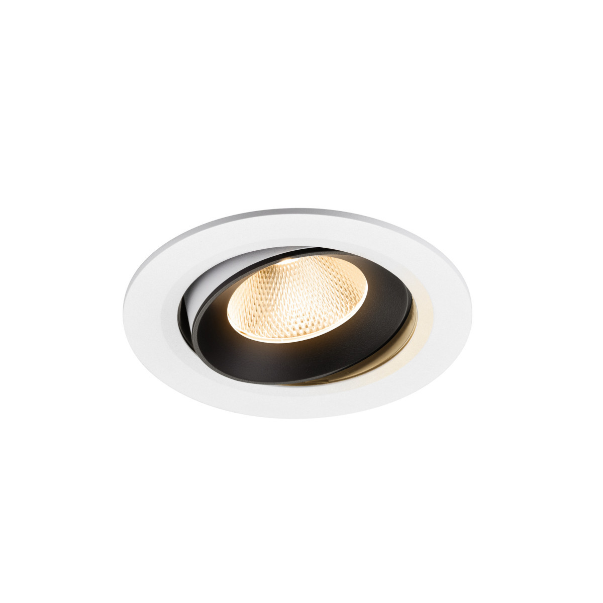 SLV NUMINOS Numinos® Move L, white/black recessed ceiling light 2700 K 20°