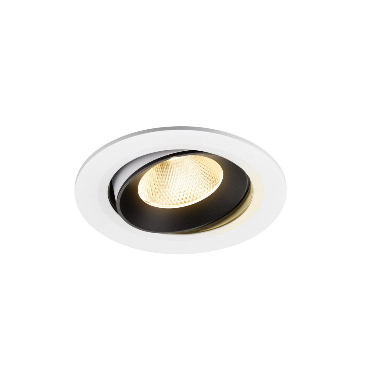 SLV NUMINOS Numinos® Move L, white/black recessed ceiling light 3000 K 20°