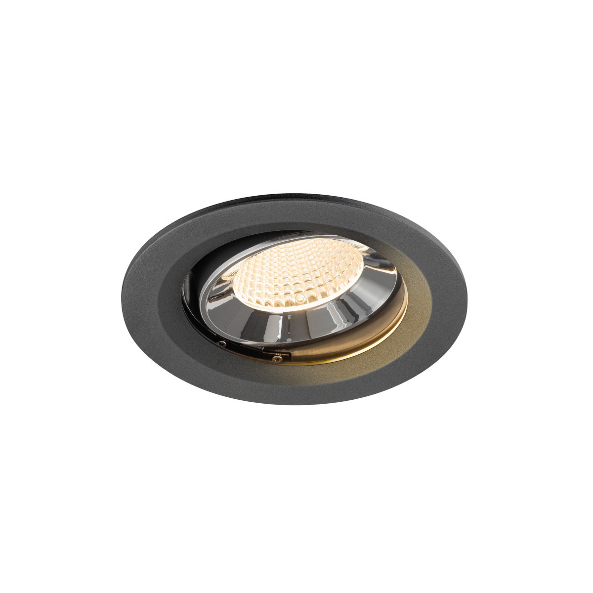 SLV NUMINOS Numinos® Move M, black/chrome recessed ceiling light 2700 K 40°