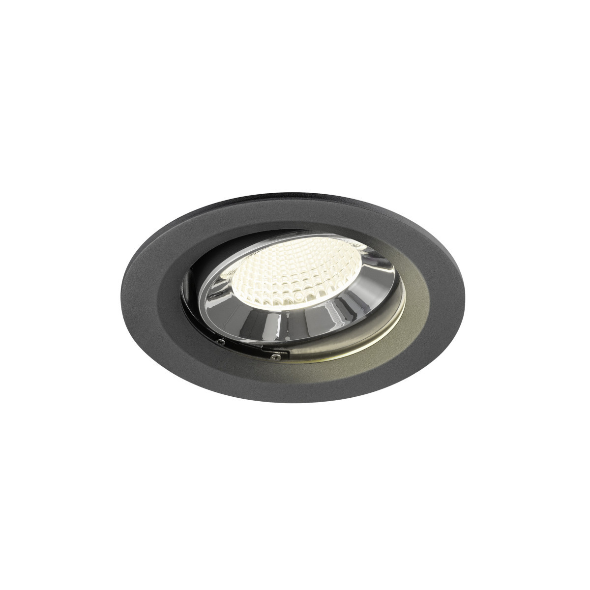 SLV NUMINOS Numinos® Move M, black/chrome recessed ceiling light 4000 K 40°