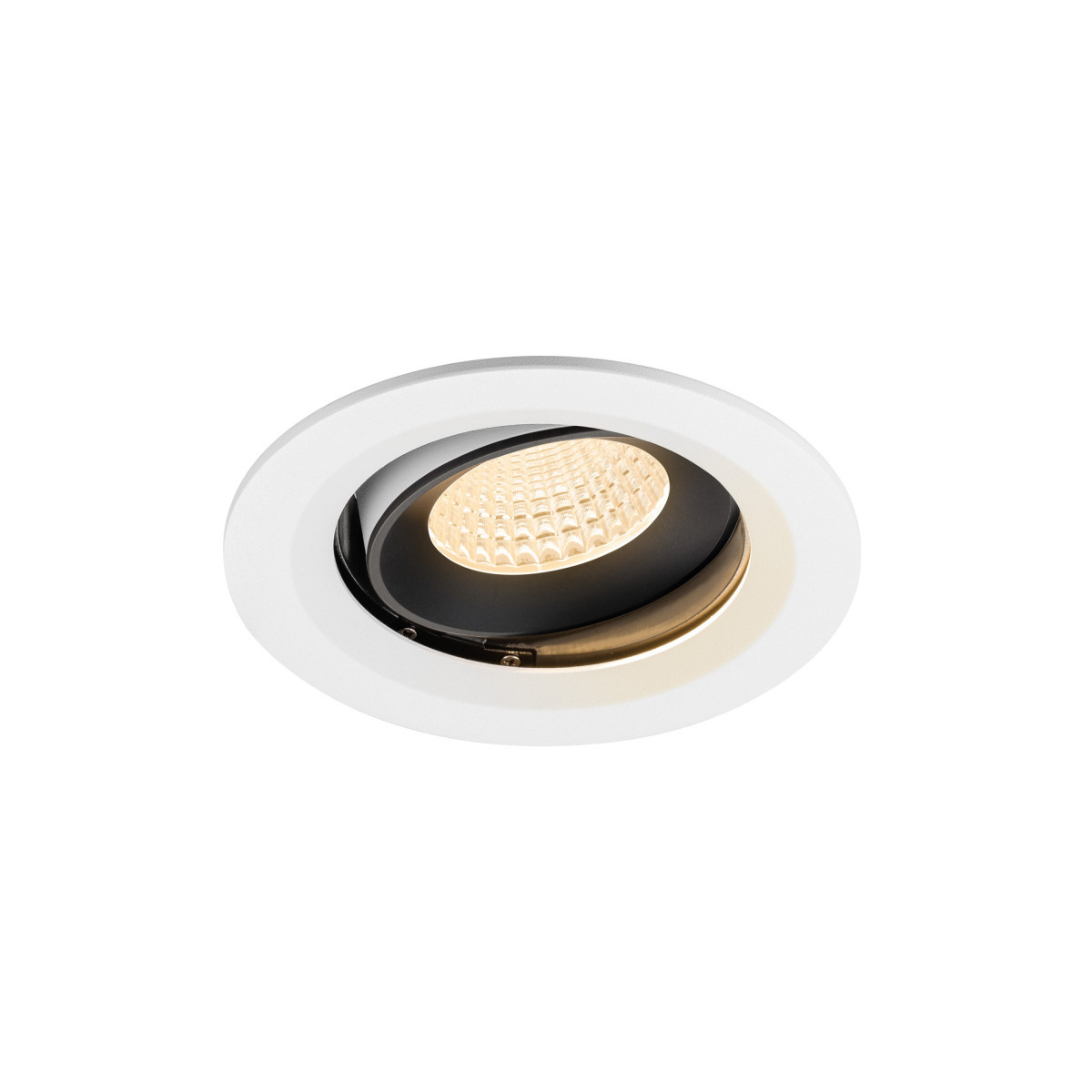 SLV NUMINOS Numinos® Move M, white/black recessed ceiling light 2700 K 55°