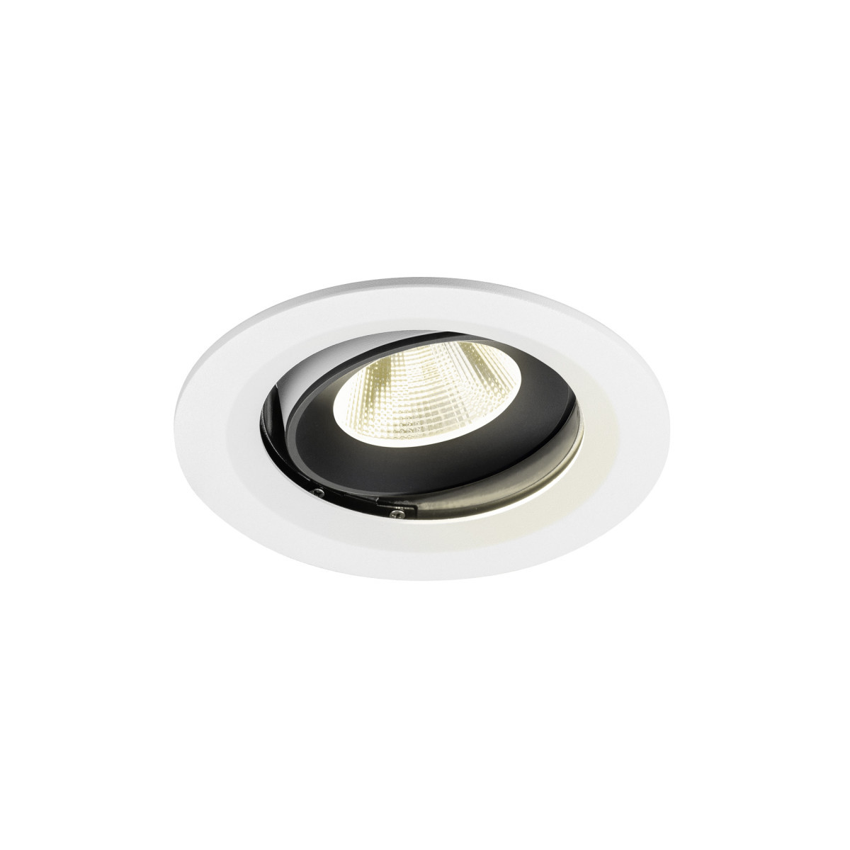 SLV NUMINOS Numinos® Move M, white/black recessed ceiling light 4000 K 20°