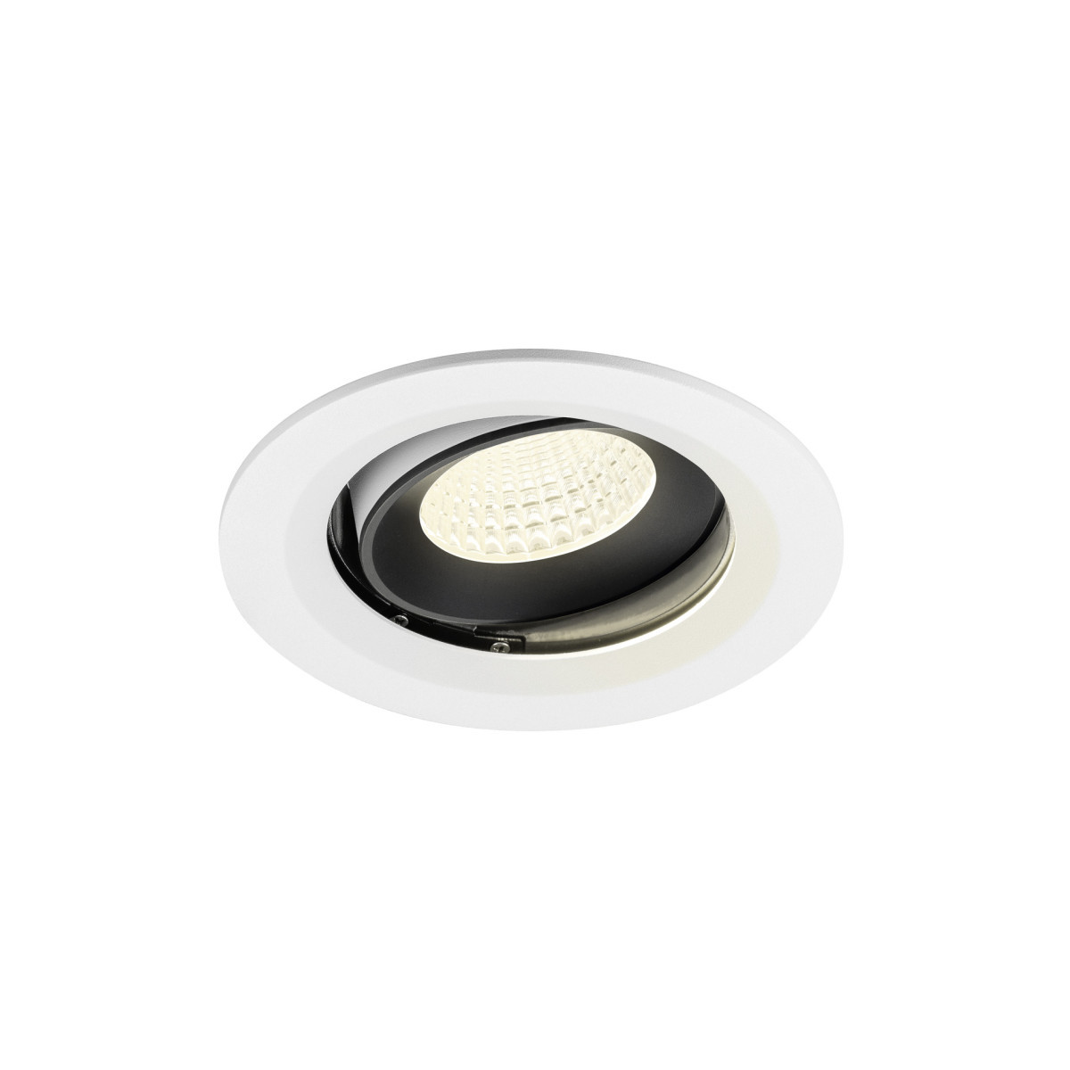 SLV NUMINOS Numinos® Move M, white/black recessed ceiling light 4000 K 55°