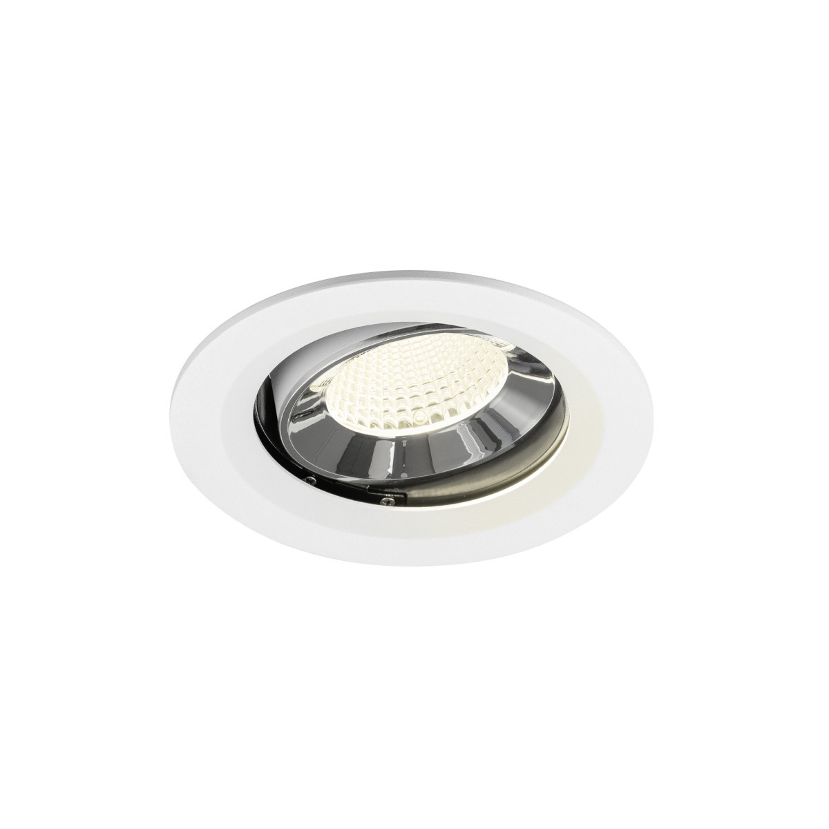 SLV NUMINOS Numinos® Move M, white/chrom recessed ceiling light 4000 K 40°