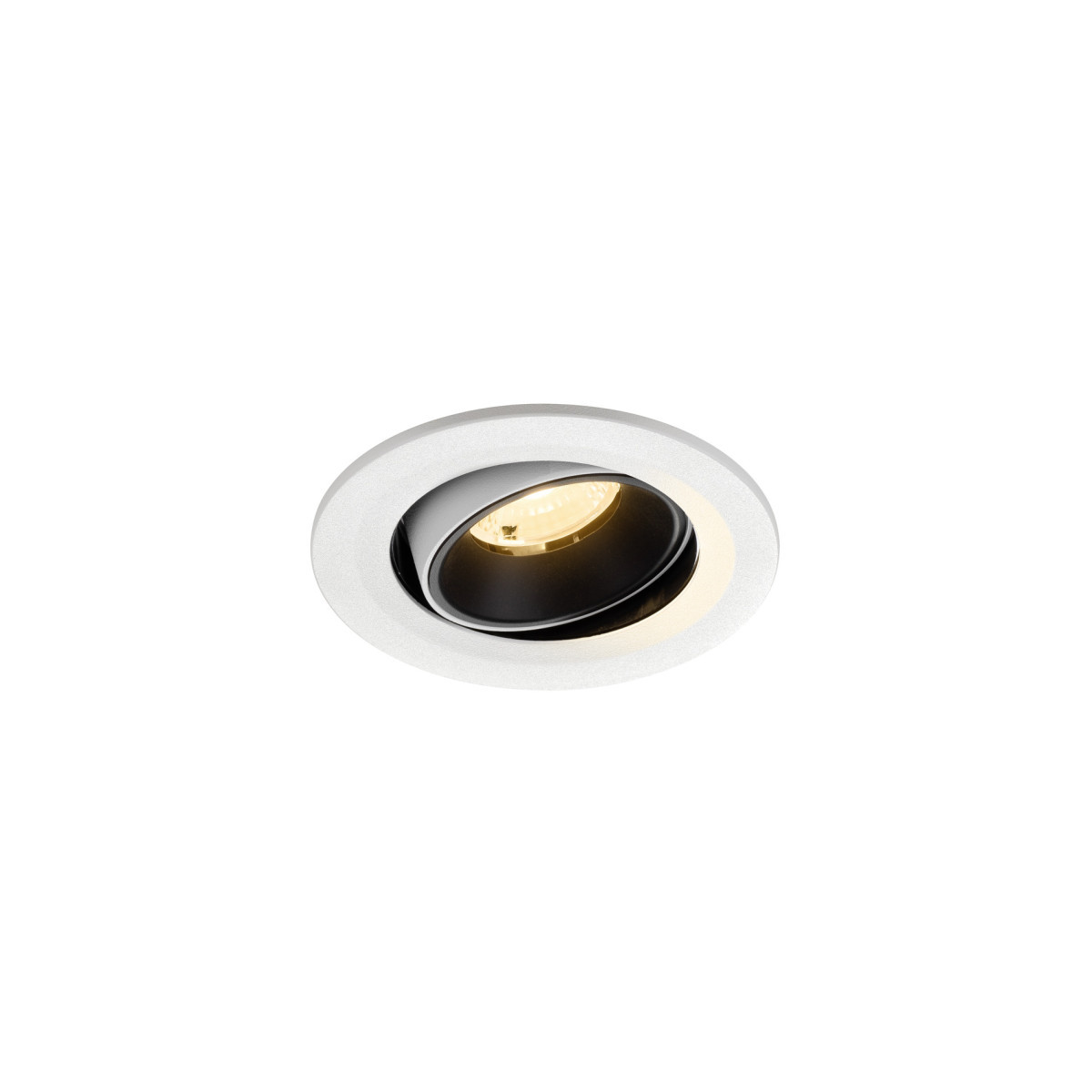 SLV NUMINOS Numinos® Move S, white/black recessed ceiling light 3000 K 40°