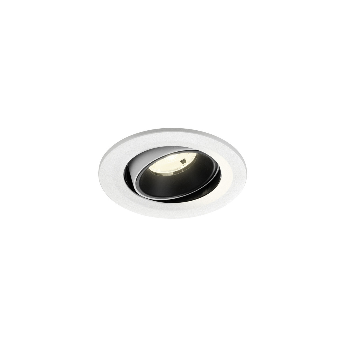 SLV NUMINOS Numinos® Move S, white/black recessed ceiling light 4000 K 20°