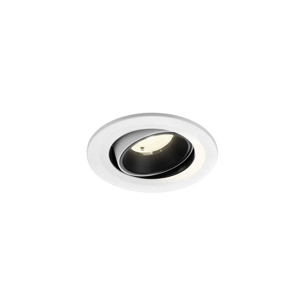 SLV NUMINOS Numinos® Move S, white/black recessed ceiling light 4000 K 40°