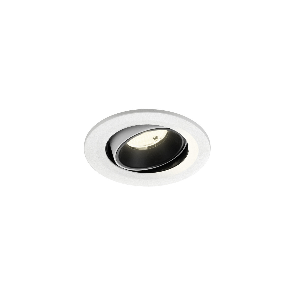 SLV NUMINOS Numinos® Move S, white/black recessed ceiling light 4000 K 55°