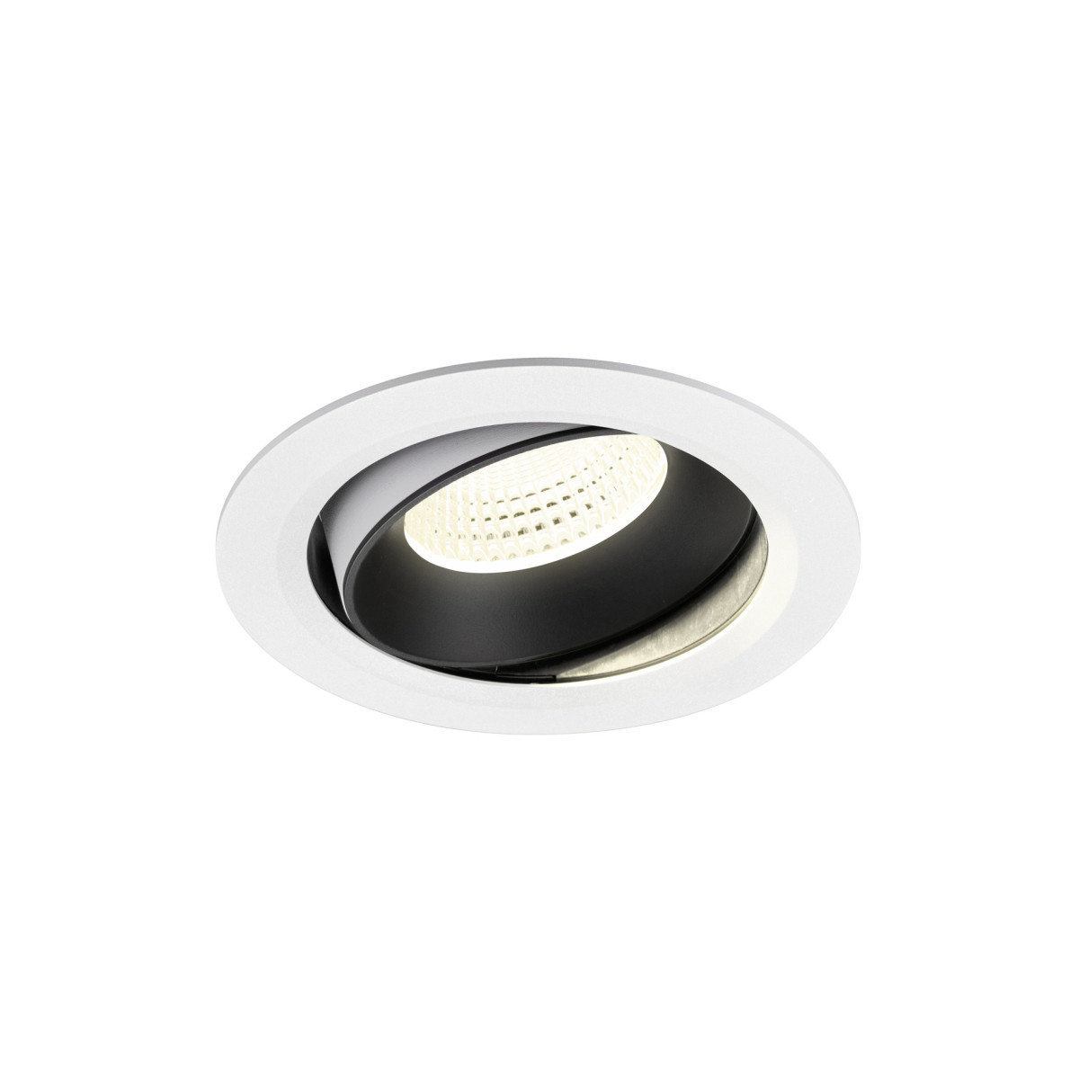 SLV NUMINOS Numinos® Move XL, white/black recessed ceiling light 4000 K 55°