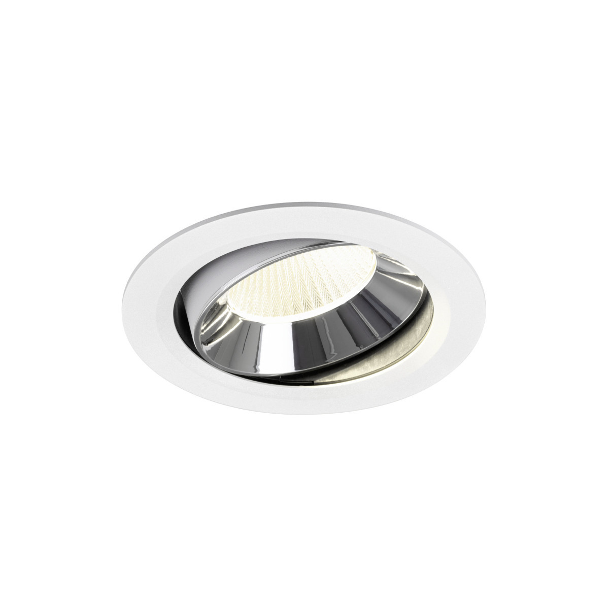 SLV NUMINOS Numinos® Move XL, white/chrom recessed ceiling light 4000 K 40°