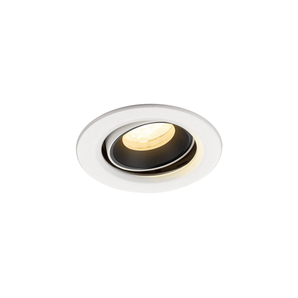 SLV NUMINOS Numinos® Move XS, white/black recessed ceiling light 3000 K 40°