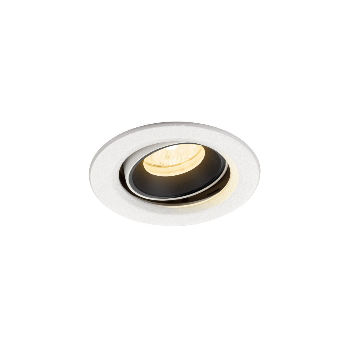 SLV NUMINOS Numinos® Move XS, white/black recessed ceiling light 4000 K 20°