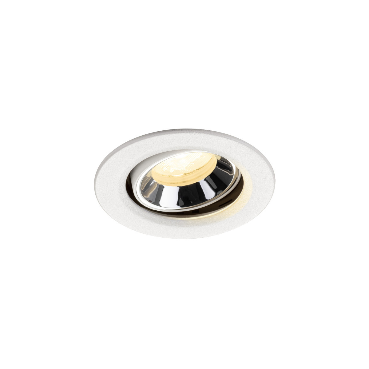 SLV NUMINOS Numinos® Move XS, white/chrom recessed ceiling light 3000 K 40°