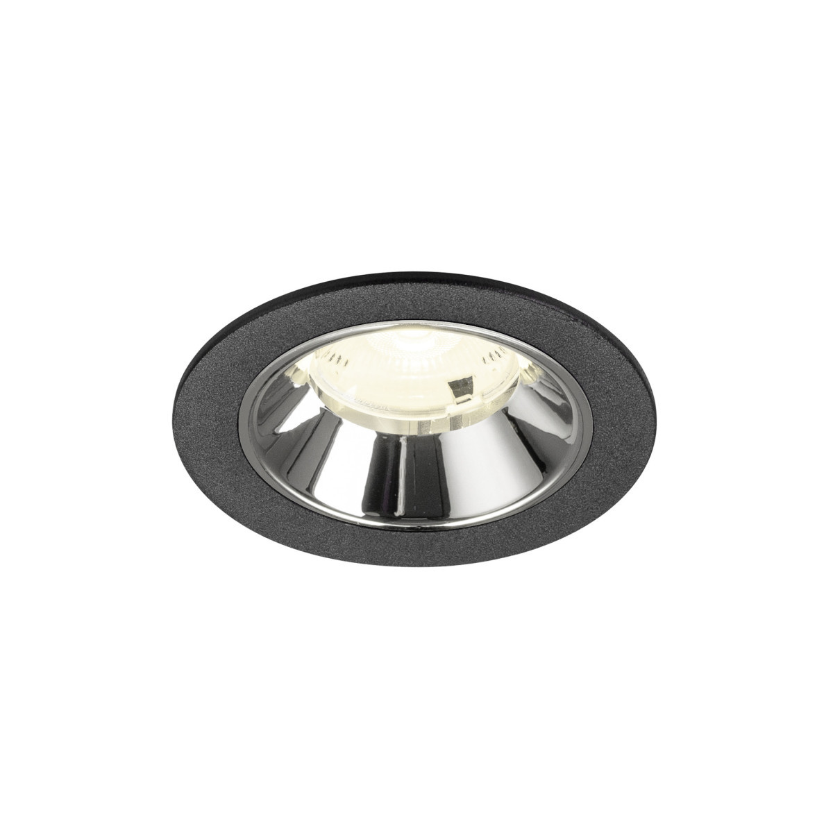 SLV NUMINOS Numinos® S, black/chrome recessed ceiling light 4000 K 20°