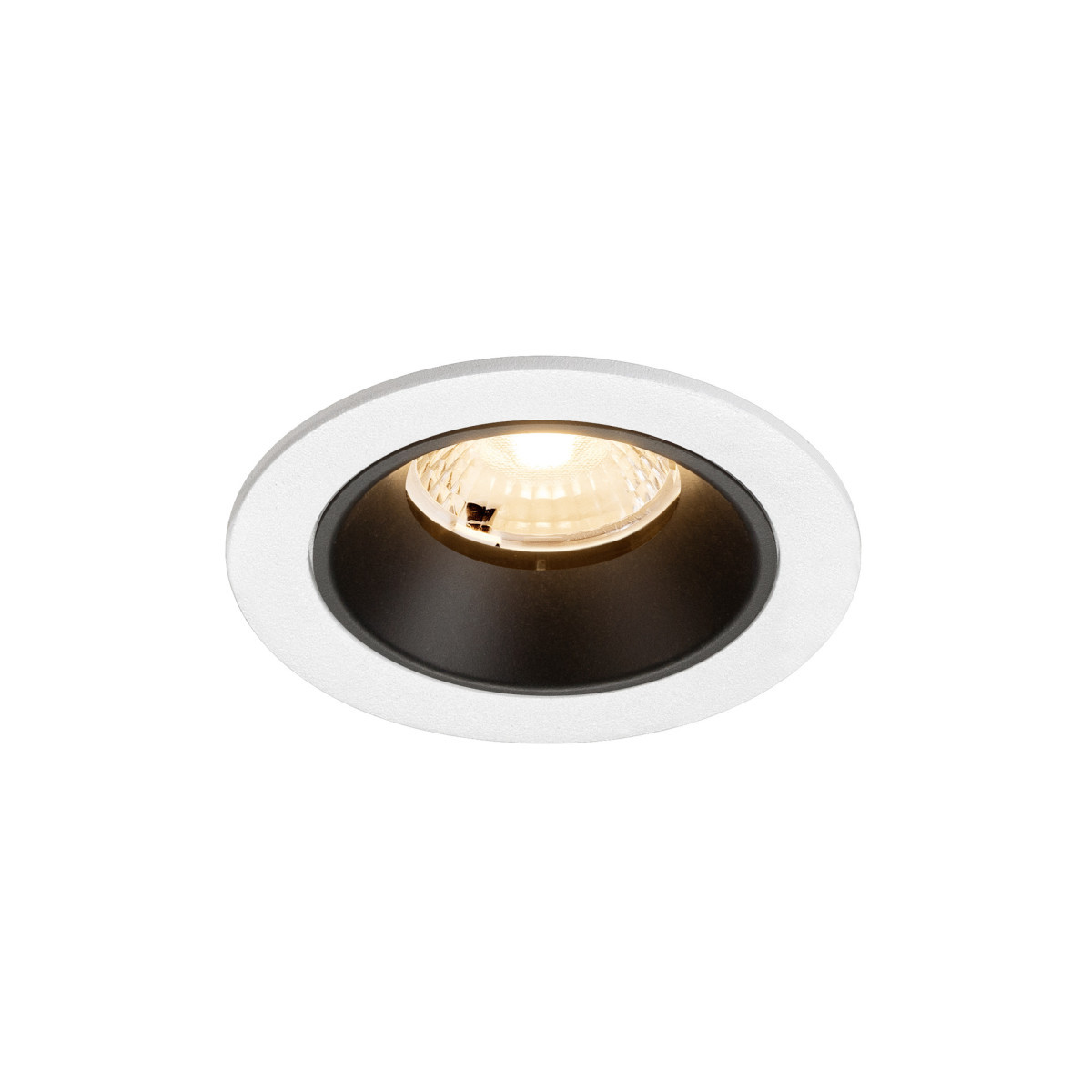 SLV NUMINOS Numinos® S, white/black recessed ceiling light 2700 K 40°