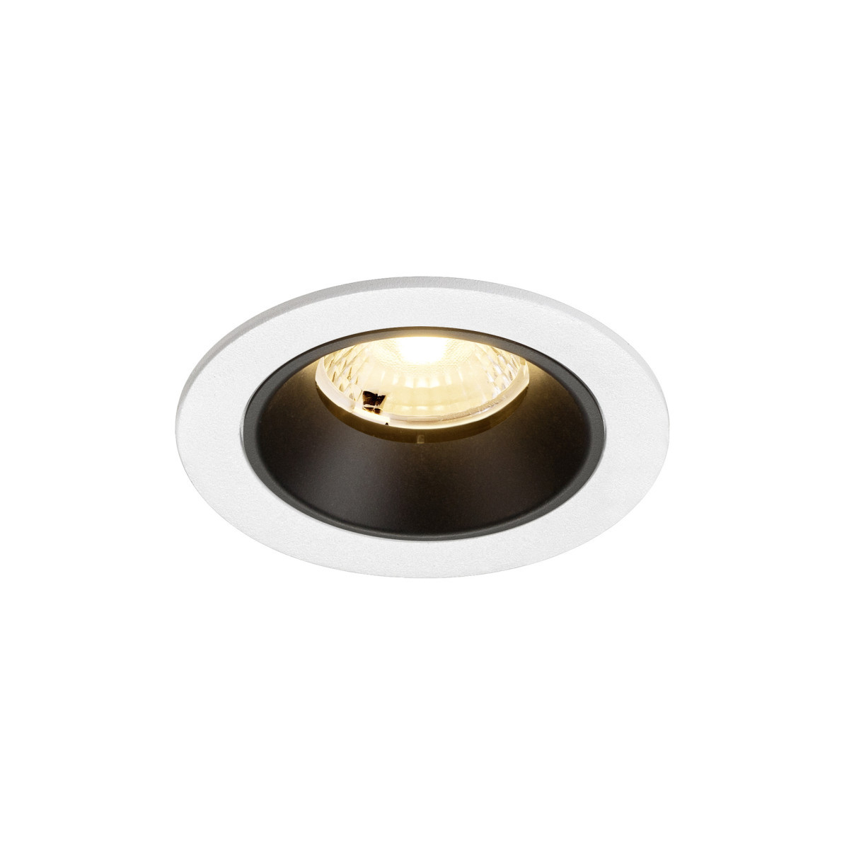 SLV NUMINOS Numinos® S, white/black recessed ceiling light 3000 K 40°