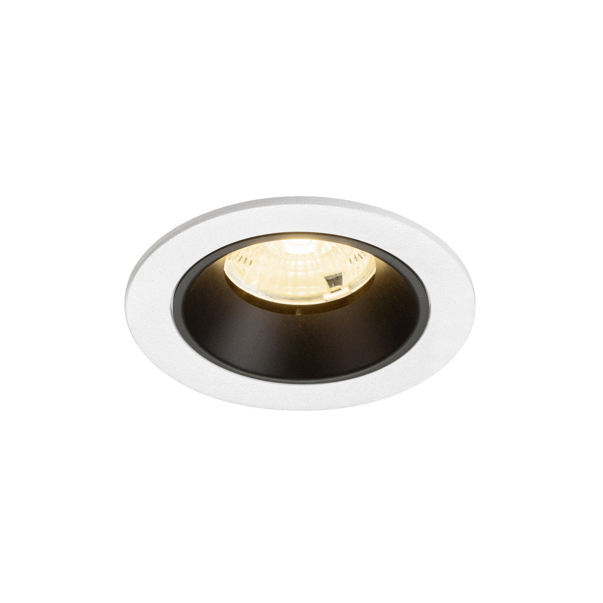 SLV NUMINOS Numinos® S, white/black recessed ceiling light 3000 K 55°