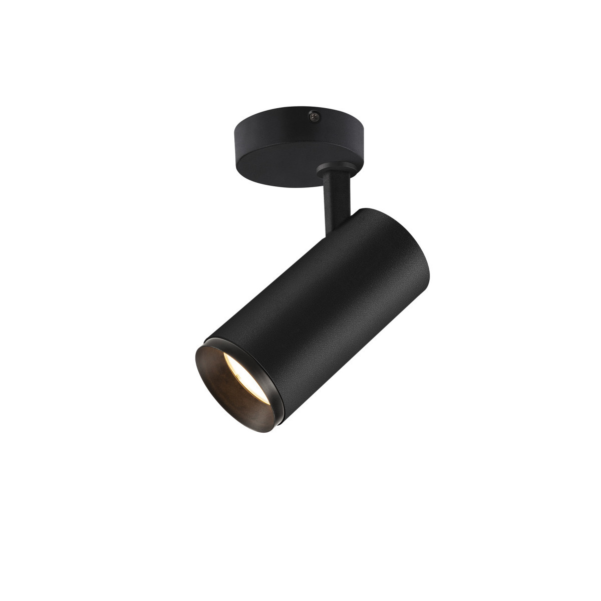 SLV NUMINOS Numinos® Spot phase M, indoor led plafondopbouwlamp zwart/zwart 3000 K