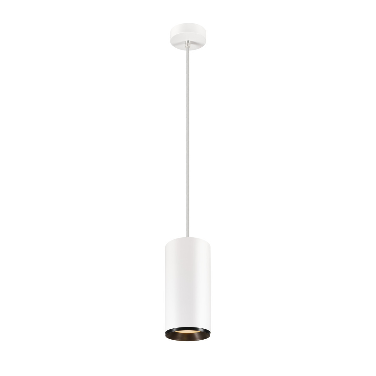 SLV NUMINOS Numinos® XL fase, pendelarmatuur wit/zwart 36W 2700K 60°