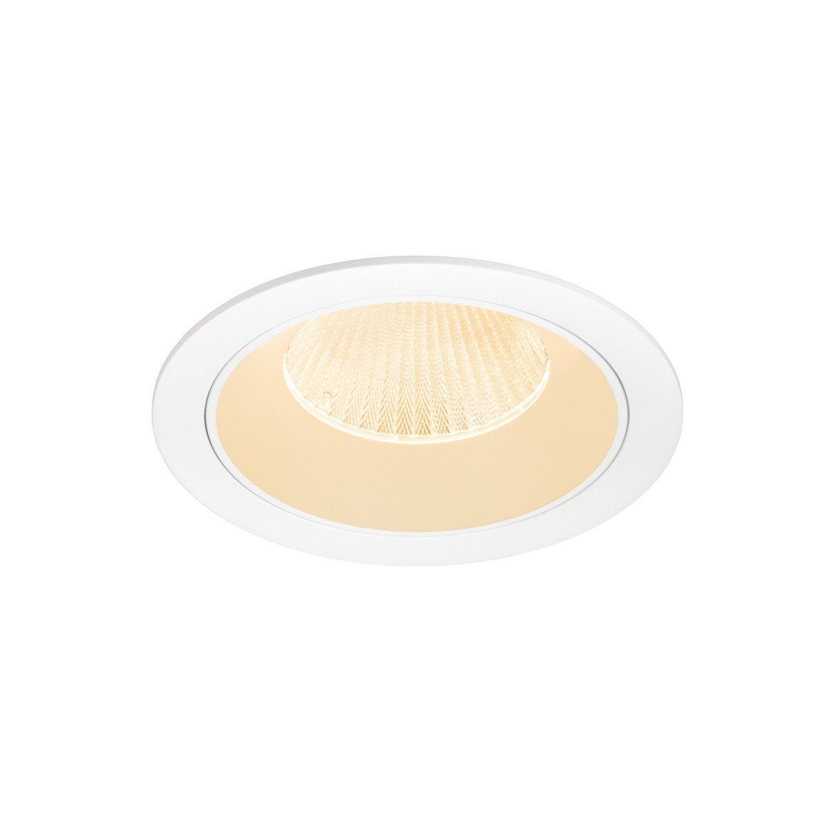 SLV NUMINOS Numinos® XL, white/black recessed ceiling light 2700 K 20°