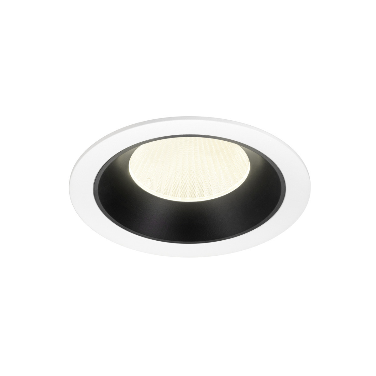 SLV NUMINOS Numinos® XL, white/black recessed ceiling light 4000 K 20°