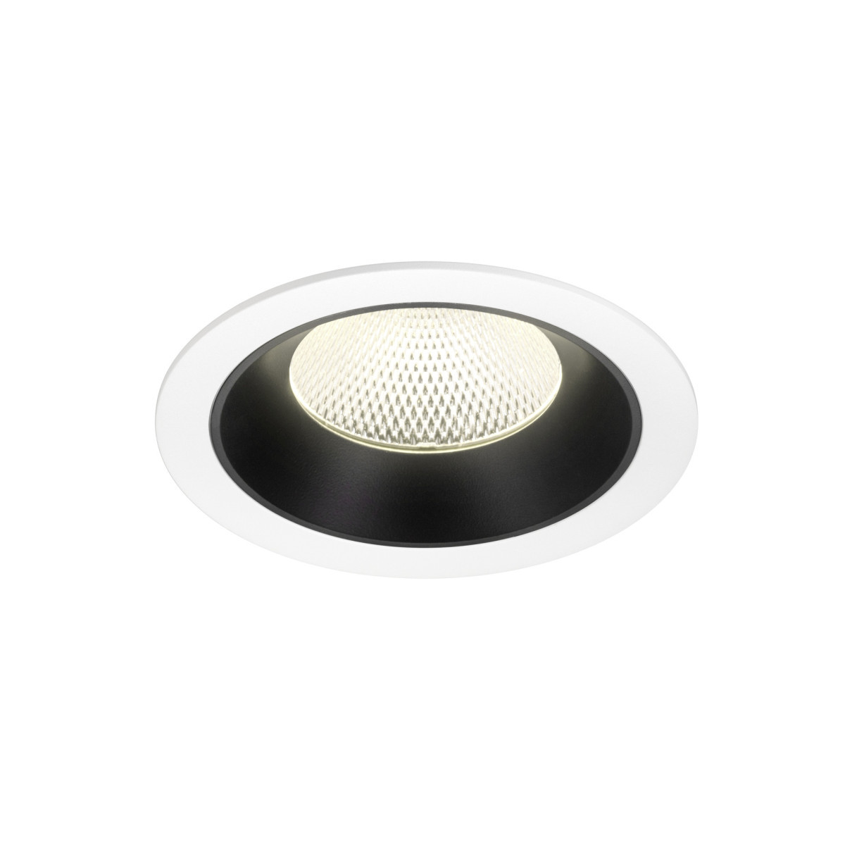 SLV NUMINOS Numinos® XL, white/black recessed ceiling light 4000 K 40°