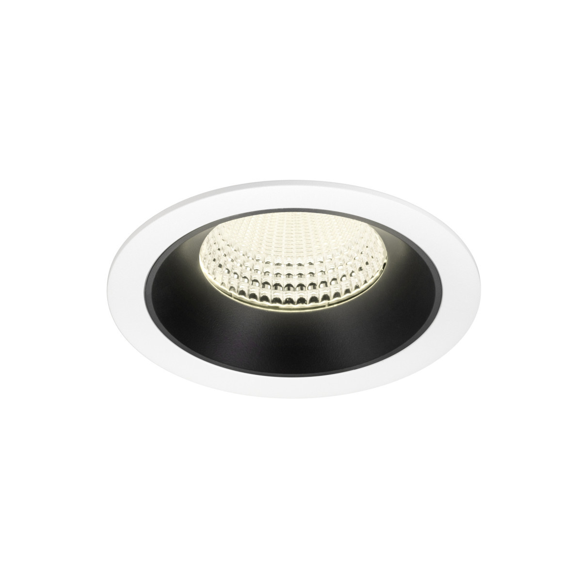 SLV NUMINOS Numinos® XL, white/black recessed ceiling light 4000 K 55°