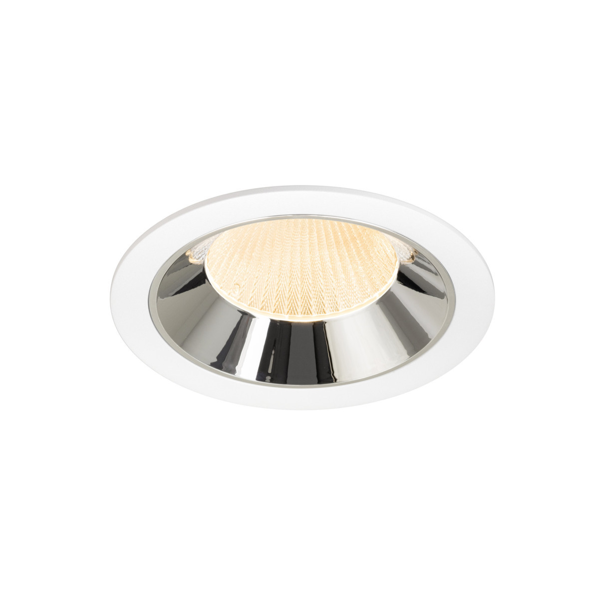 SLV NUMINOS Numinos® XL, white/chrom recessed ceiling light 2700 K 20°