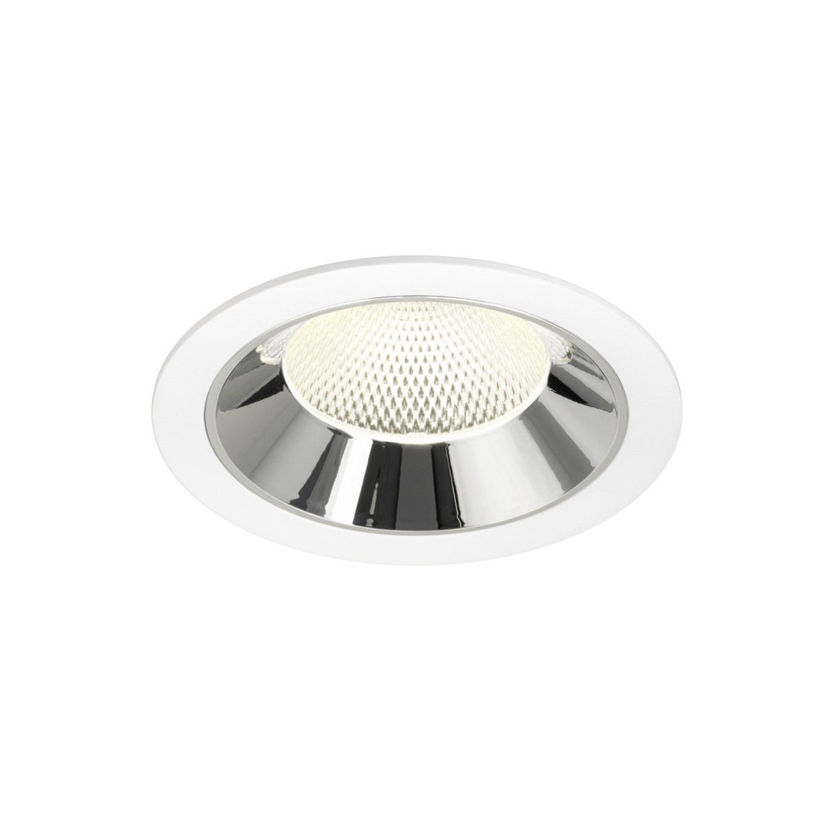 SLV NUMINOS Numinos® XL, white/chrom recessed ceiling light 4000 K 40°