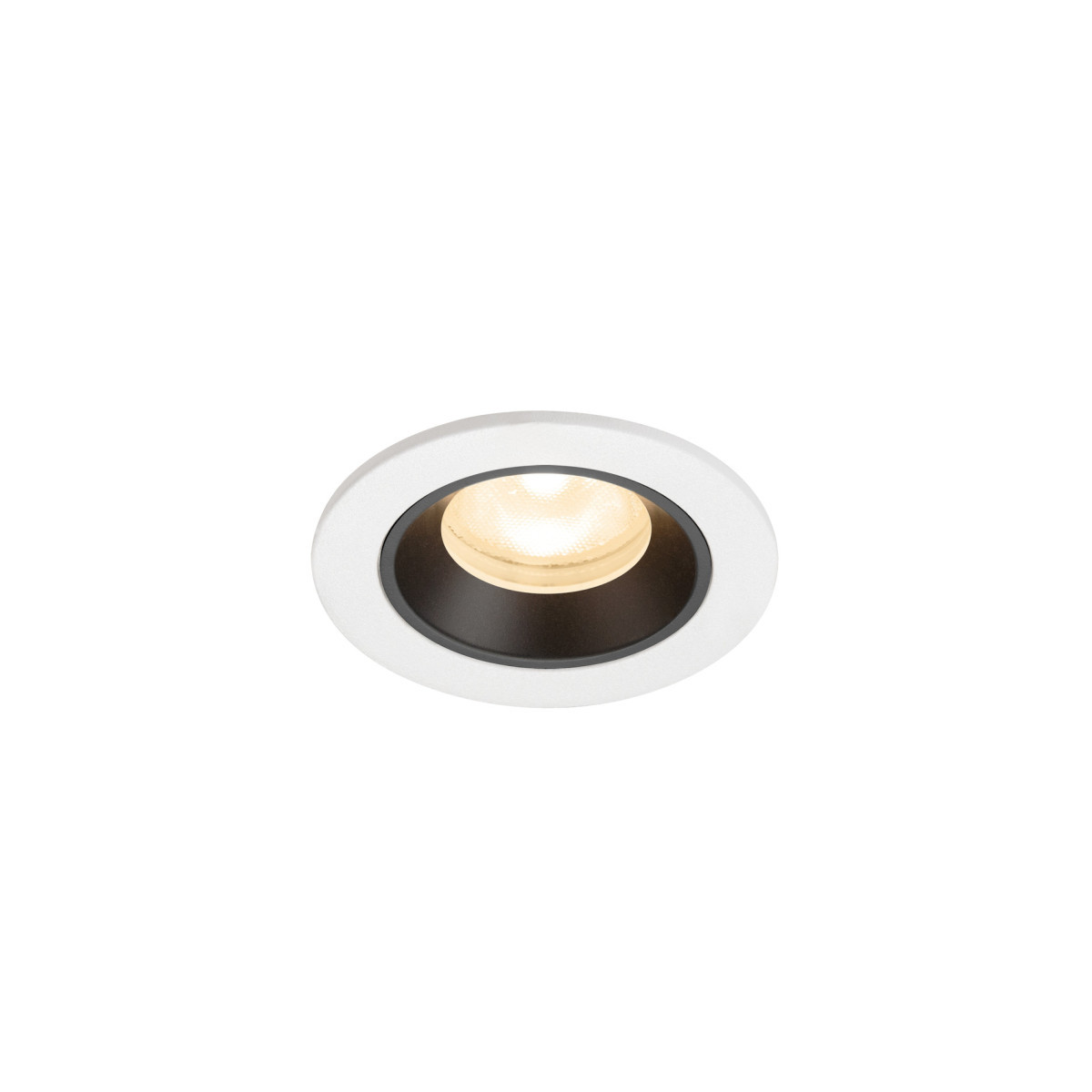 SLV NUMINOS Numinos® XS, white/black recessed ceiling light 2700 K 55°