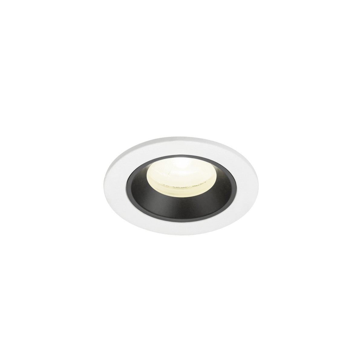 SLV NUMINOS Numinos® XS, white/black recessed ceiling light 4000 K 20°