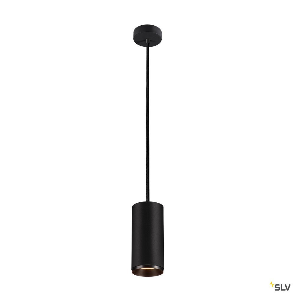 SLV NUMINOS Numinos® PD dali L, indoor led pendellamp zwart/zwart 3000 K 60°