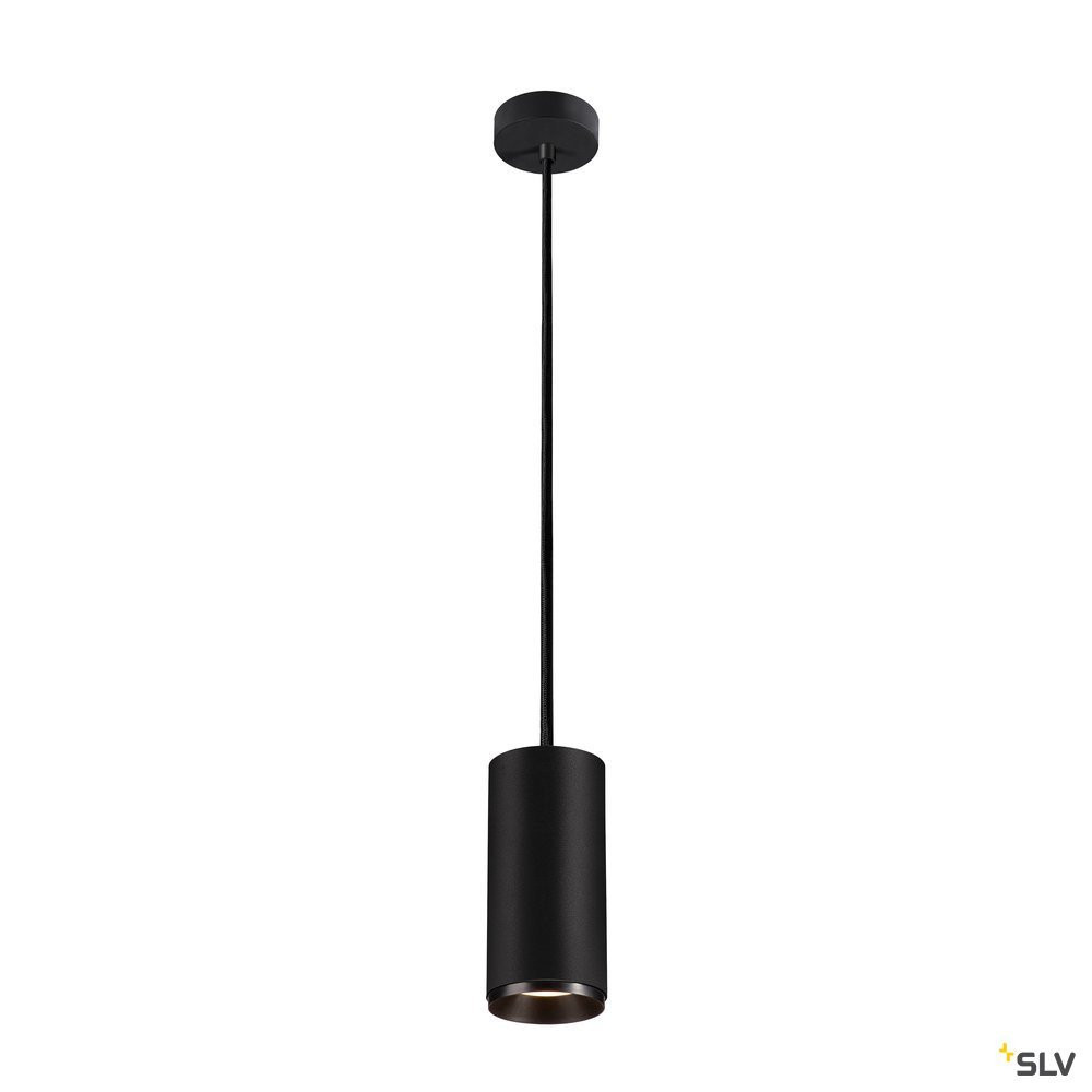 SLV NUMINOS Numinos® PD dali L, indoor led pendellamp zwart/zwart 4000 K 24°